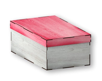 Laser Cut Shoe Box Template: Vector Plans (Digital Download)
