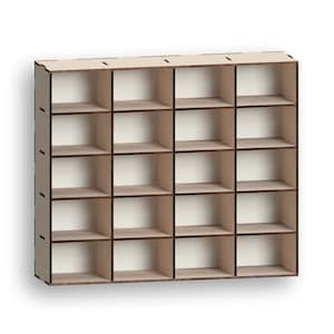 Shelf with Divisions,Laser Cut Files, laser cut template, Vector for Laser, laser cut pattern, vector model,vector plan,Instant download