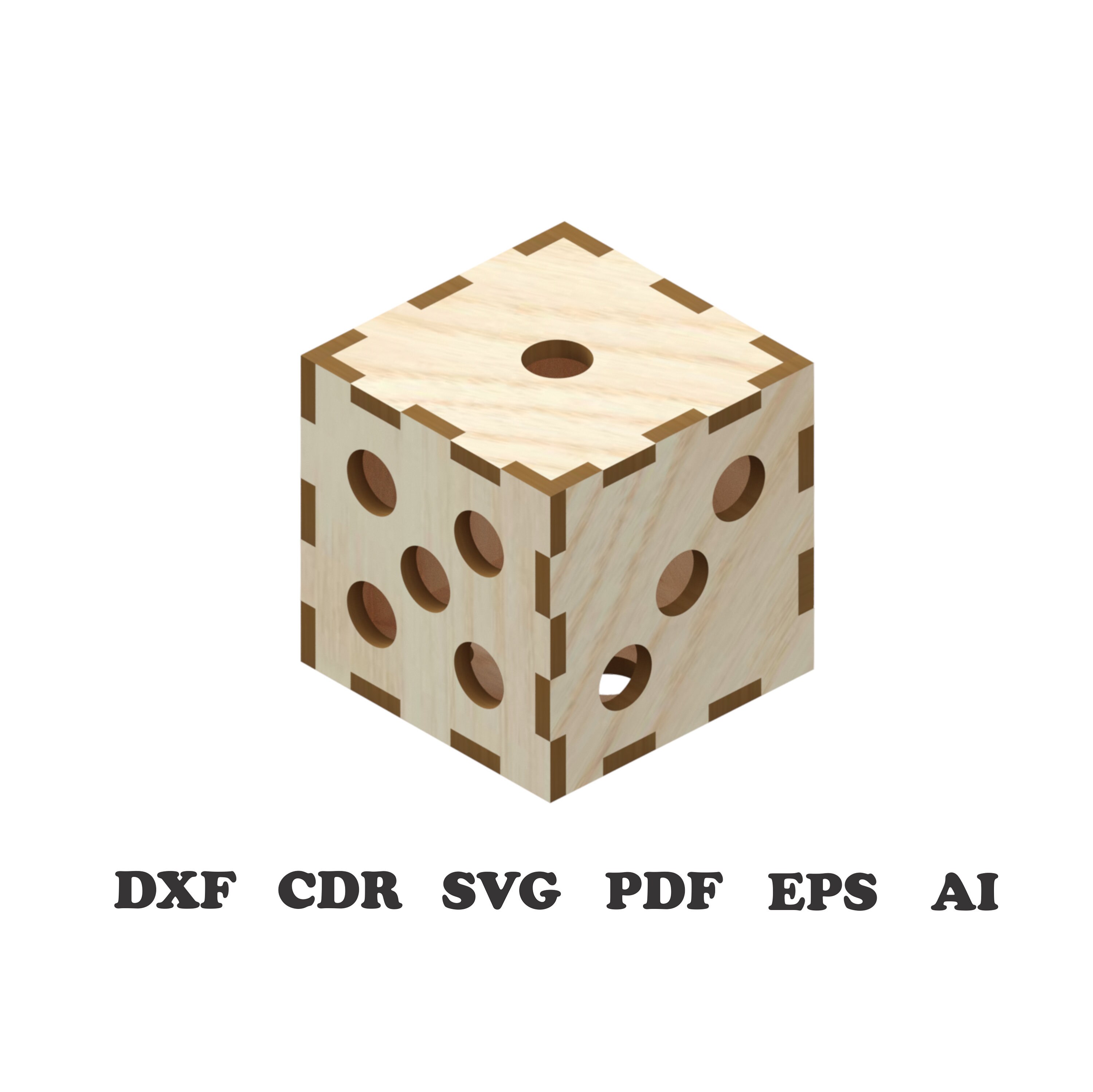 Dice Laser Cut Files SvgDxfPdfAiCdrEps laser Files Etsy