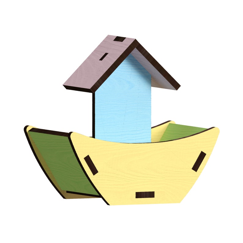 Ark Laser Cut Template: Vector Model (instant Download) - Etsy