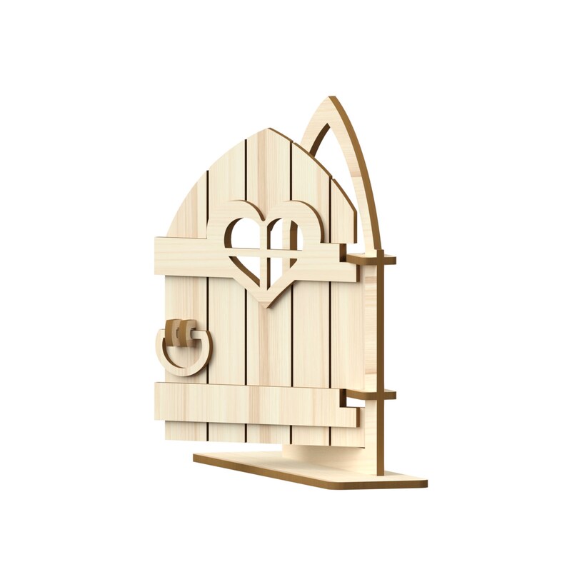 Download Fairy door Pattern Vector for Laser Cutting CNC svg laser ...