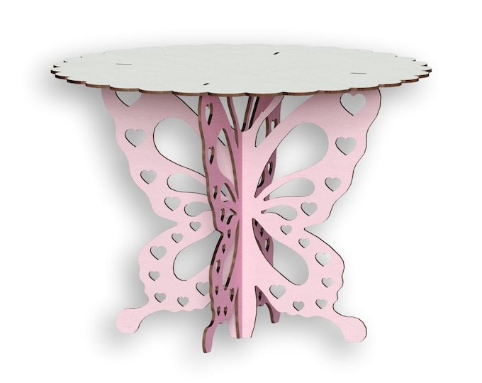 Butterfly Cake Stand Perfect for Wedding Decorations, Birthday Party