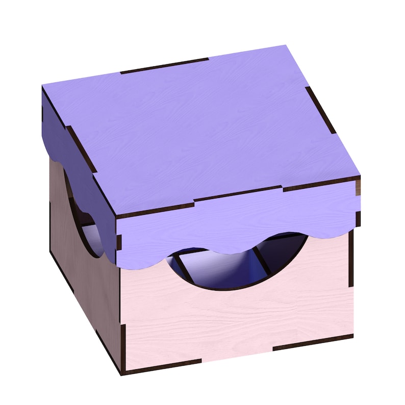 Nail Polish Box Laser Cut Files Laser Cut Template Laser Etsy