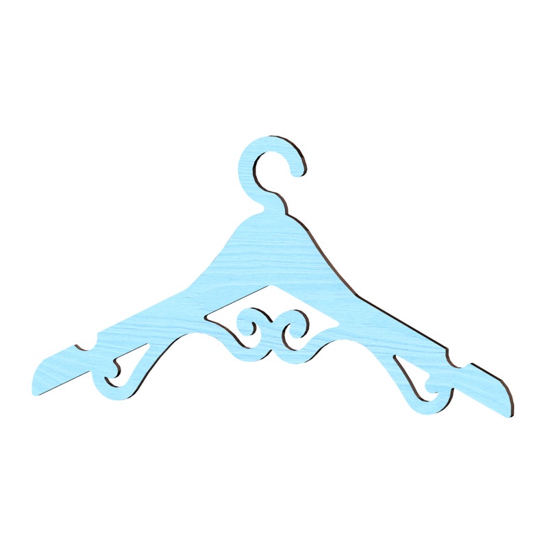 Clothes Hanger Laser Cut Files Svgdxfpdfaicdreps Etsy