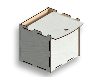 Sliding Lid Box: Laser Cut Template (Digital Download)