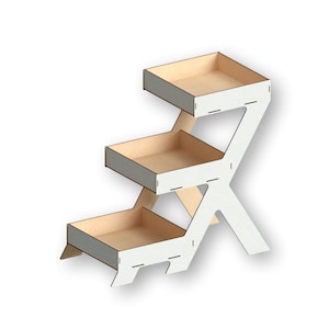 Candy Bar Stand Laser Cut Pattern, Vector Model (Digital Download)