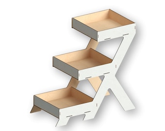 Candy Bar Stand Laser Cut Pattern, Vector Model (Digital Download)