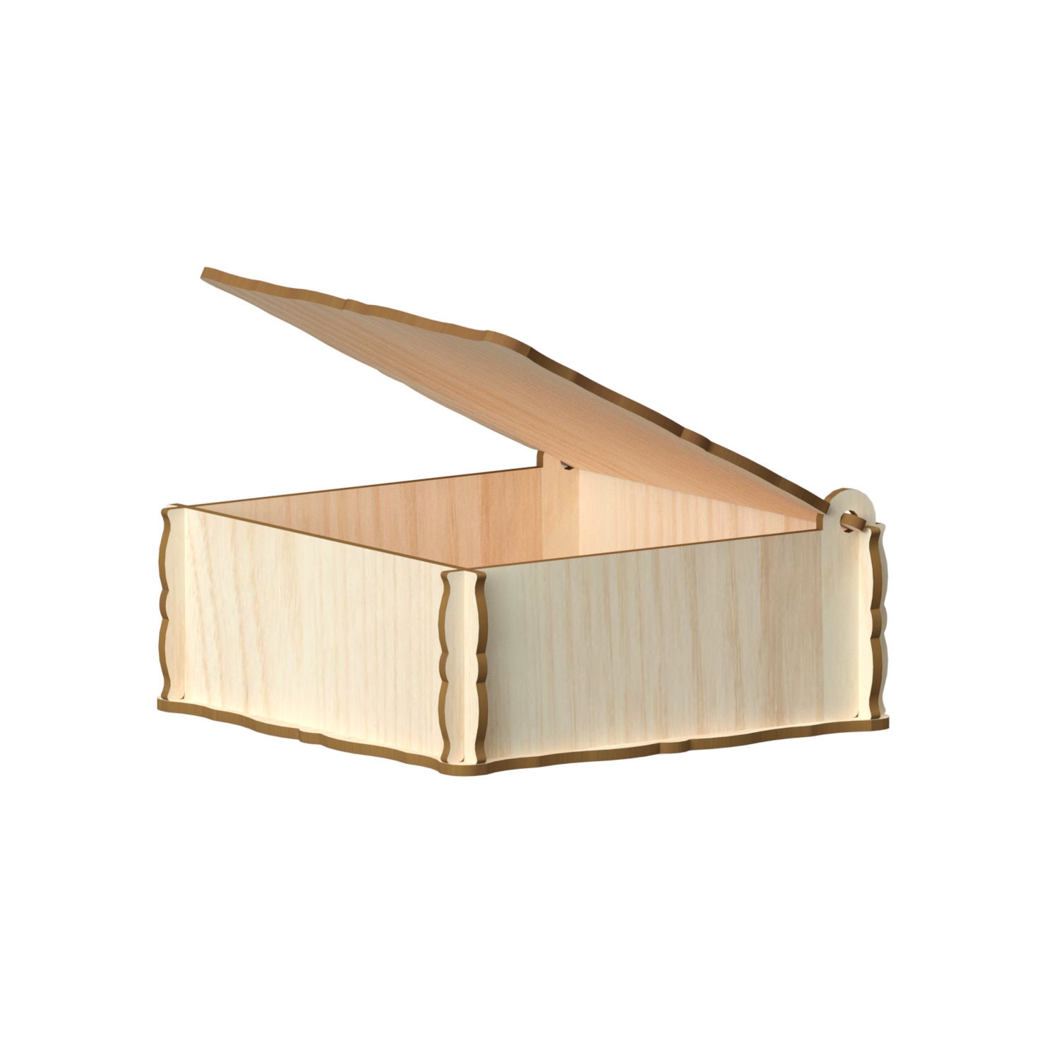 Box With Lid Laser Cut Files laser cut template laser cut Etsy