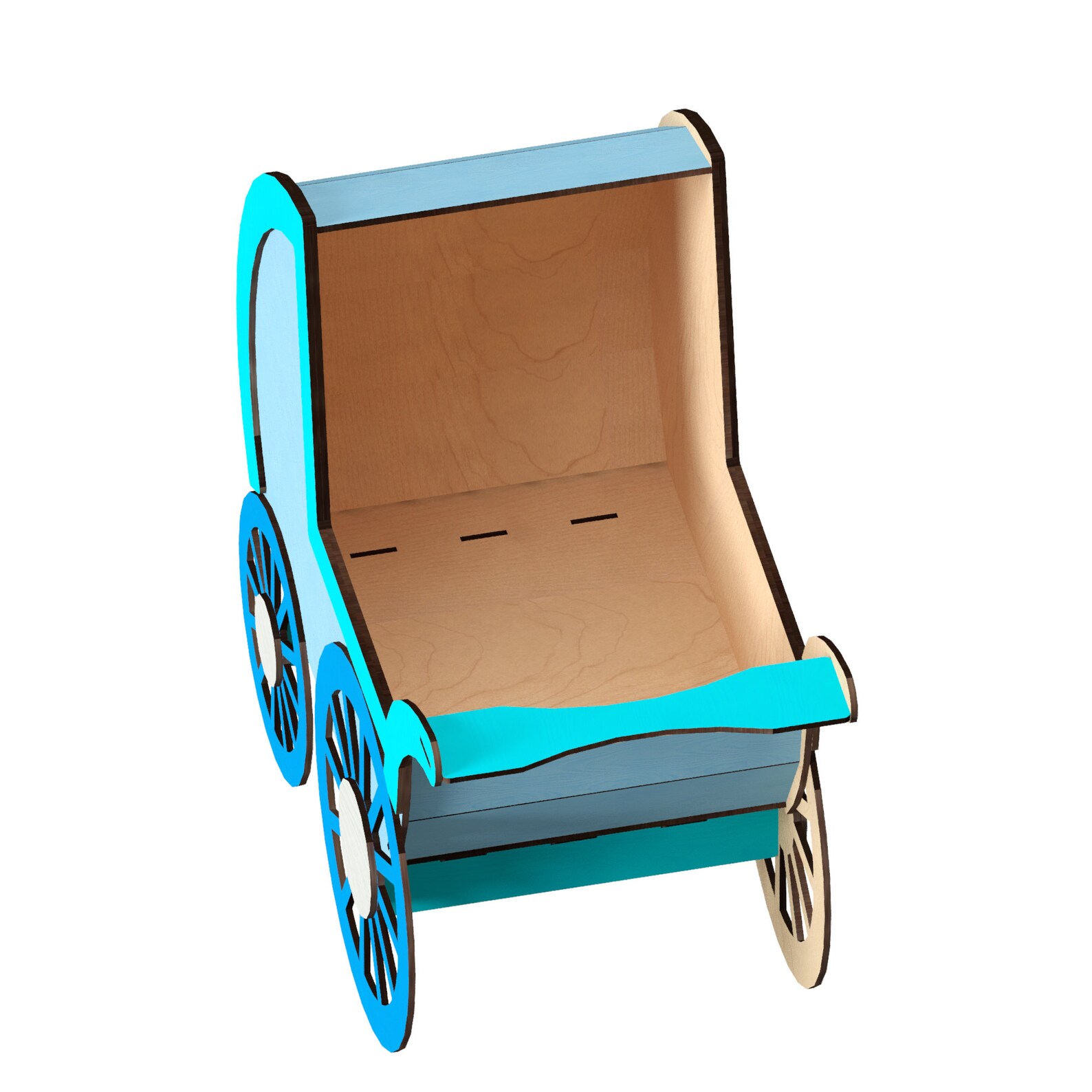 Strollerlaser Cut Files Laser Cut Template Vector for - Etsy