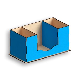 Pen Organizer, Laser Cut Files - Svg+Dxf+Pdf+Ai+Cdr+Eps - laser Files - Instant Download - laser cut template - laser cut pattern