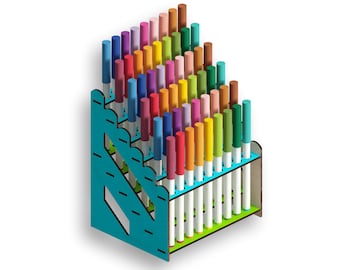 Laser Cut Pen Holder Pattern: CNC Vector Model (Digital Download)