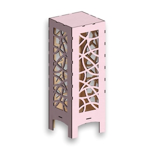 Lamp, Laser Cut Files - Svg+Dxf+Pdf+Ai+Cdr+Eps - laser Files - Instant Download - laser cut template - laser cut pattern