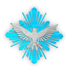 Holy Spirit, Laser Cut Files - Svg+Dxf+Pdf+Ai+Cdr+Eps - laser Files - Instant Download - laser cut template - laser cut pattern