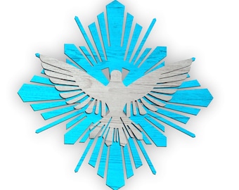 Holy Spirit Laser Cut File, 3mm Vector Pattern (Instant Download)