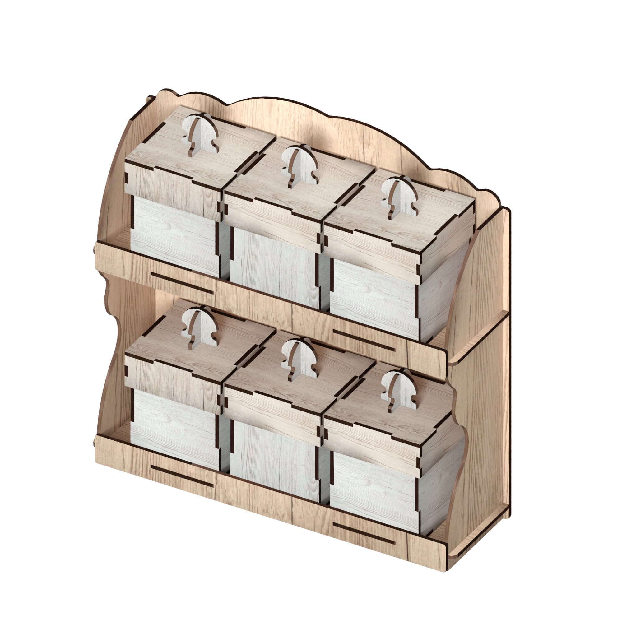 Spice Rack Laser Cut Files Laser Cut Template Laser Cut Etsy Finland