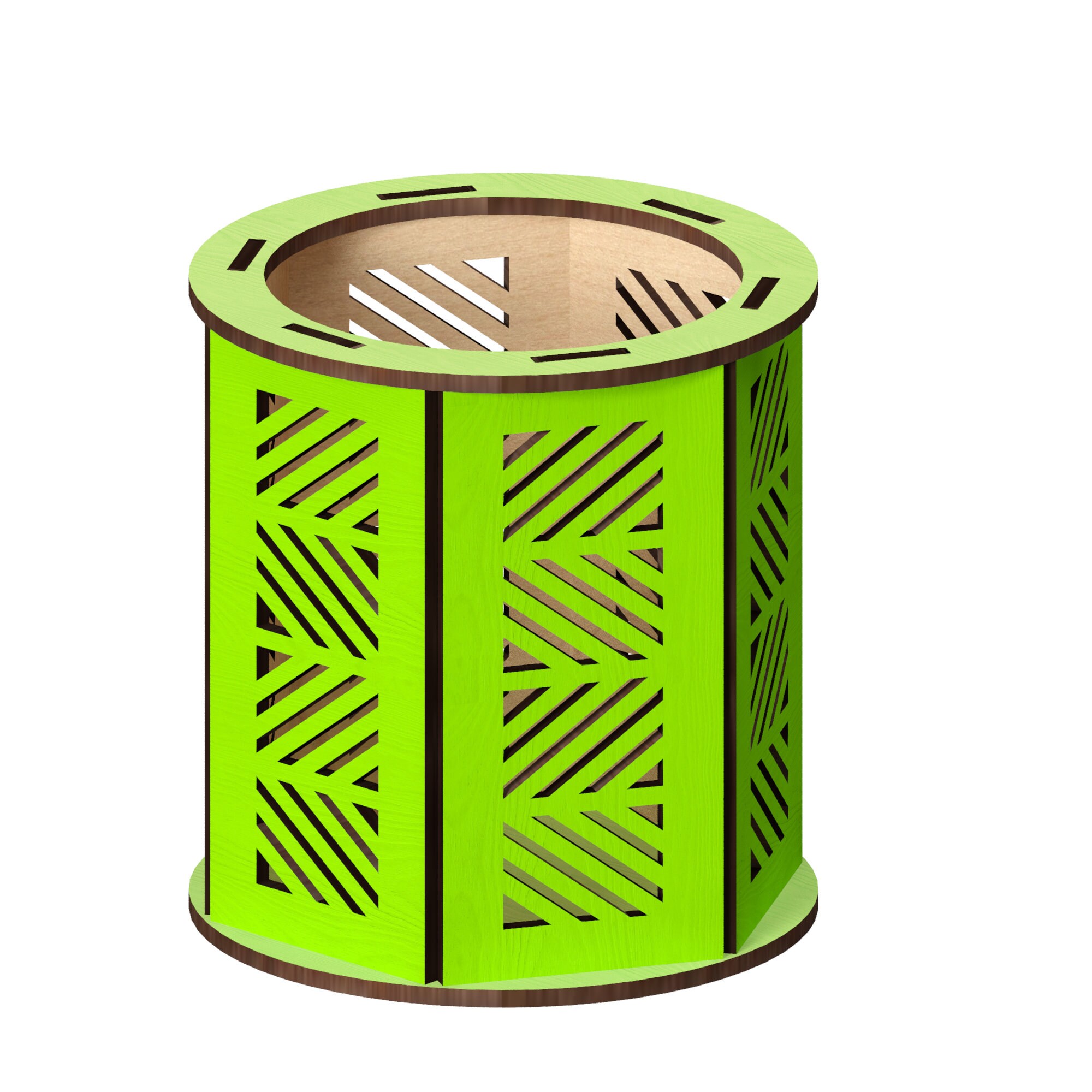 Pen Holder Laser Cut Files Svgdxfpdfaicdreps Laser Etsy