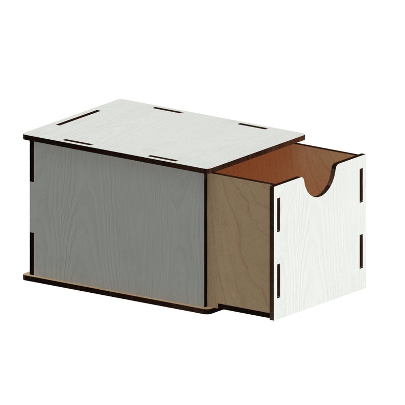 Drawer Box Laser Cut Files Laser Cut Template Laser Cut Etsy