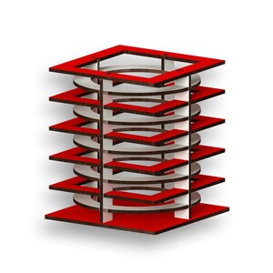 Pen Holder, Laser Cut Files - Svg+Dxf+Pdf+Ai+Cdr+Eps - laser Files - Instant Download - laser cut template - laser cut pattern