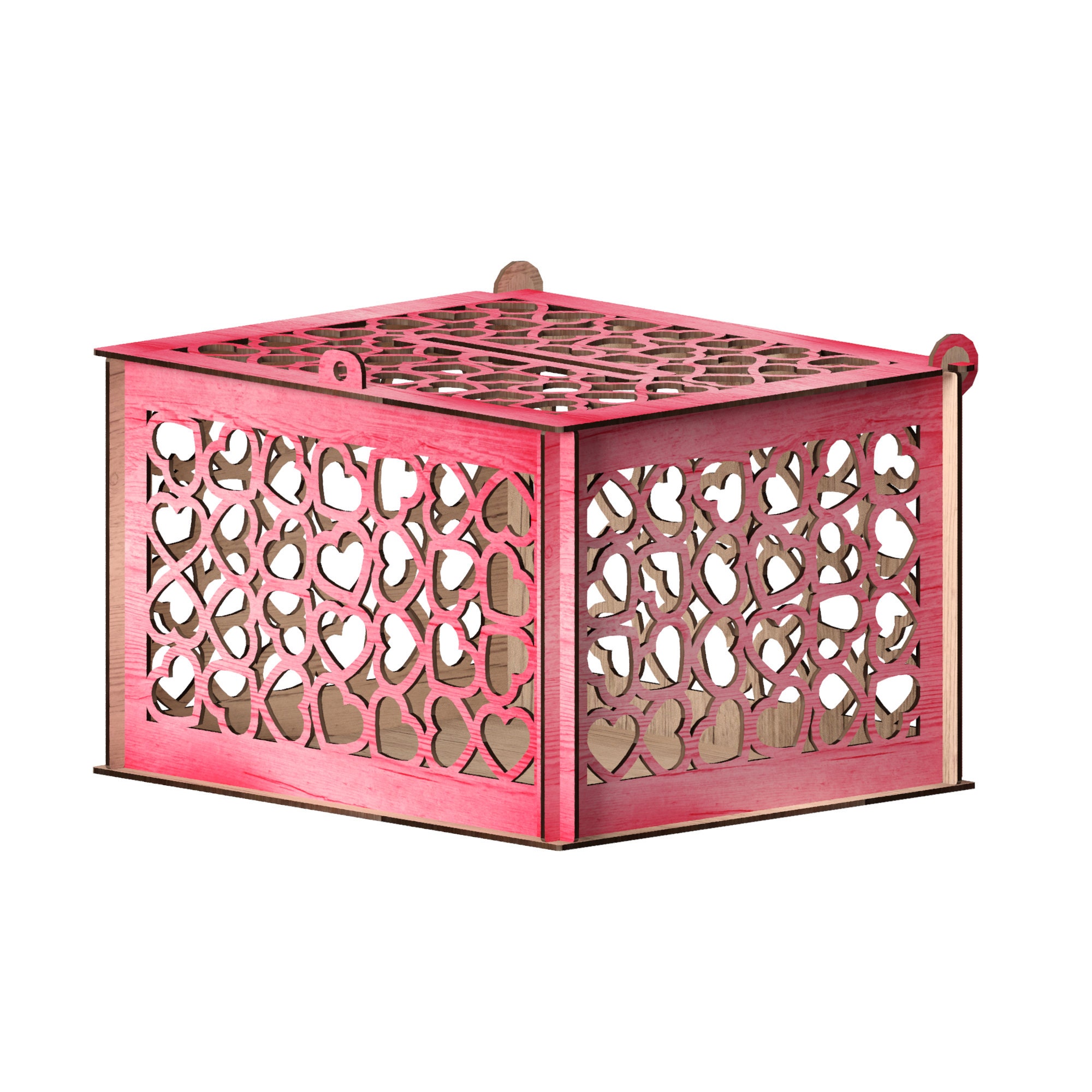 Wedding Card Box Laser Cut Files SvgDxfPdfAiCdrEps Etsy