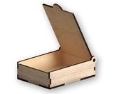 Poker Card Box Laser Cut Template: Vector Model (Digital Download)