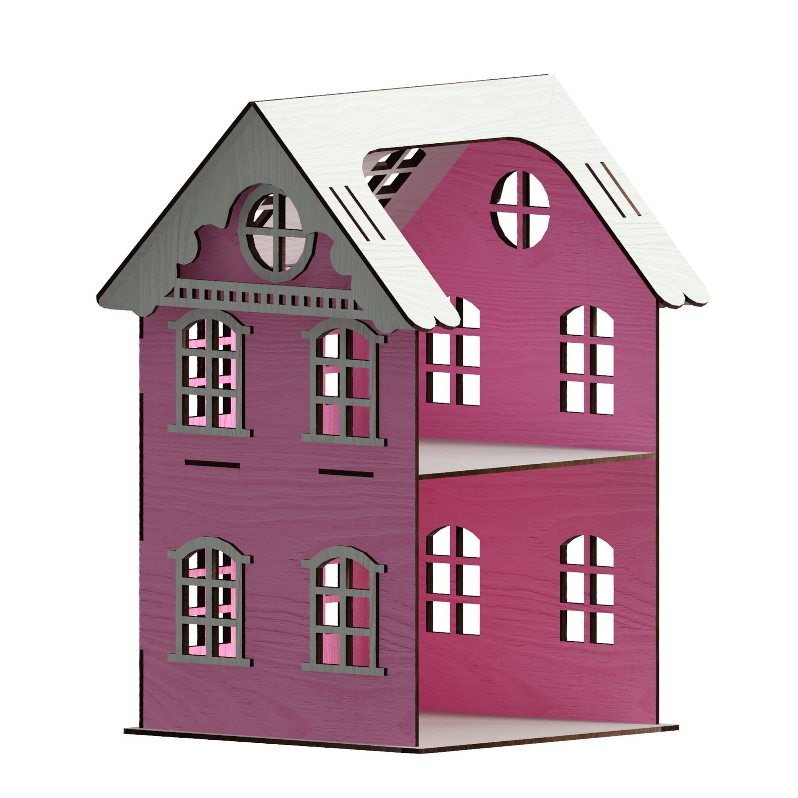 Dollhouse Laser Cut Files Svgdxfpdfaicdreps Laser Etsy