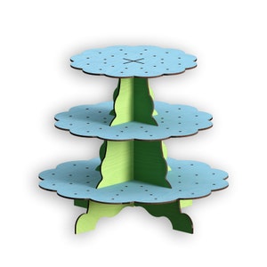 3 Tier lollipop  Stand,Laser Cut Files, laser cut template, Vector for Laser, laser cut pattern, vector model,vector plan,Instant download