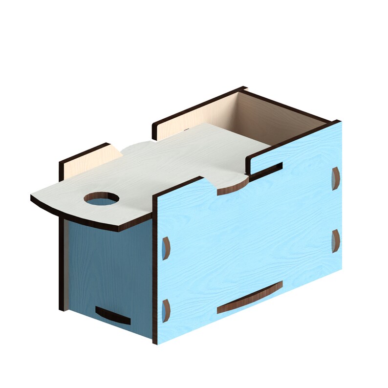 Box With Sliding Lid Laser Cut Files Laser Cut Template Etsy