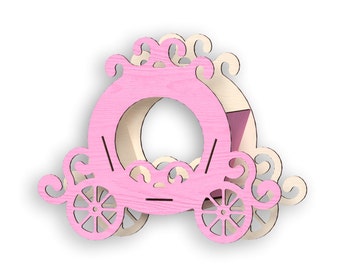 Carriage Centerpiece Laser Cut Files (Digital Download)