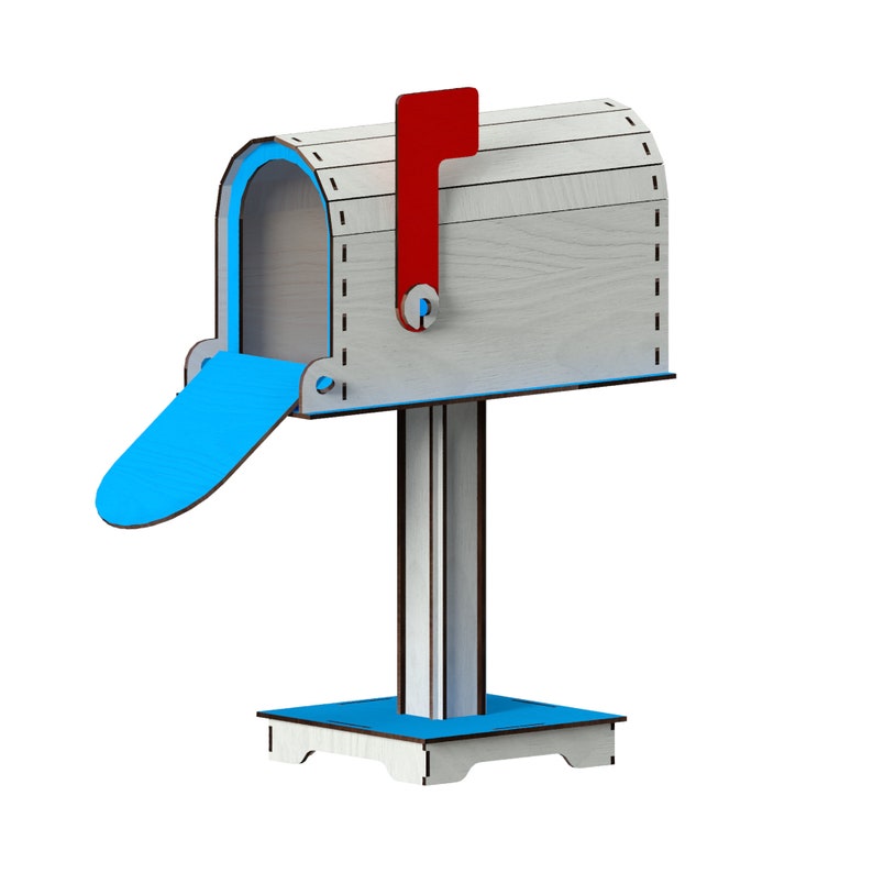 Mail Box Laser Cut Files Svgdxfpdfaicdreps Laser - Etsy