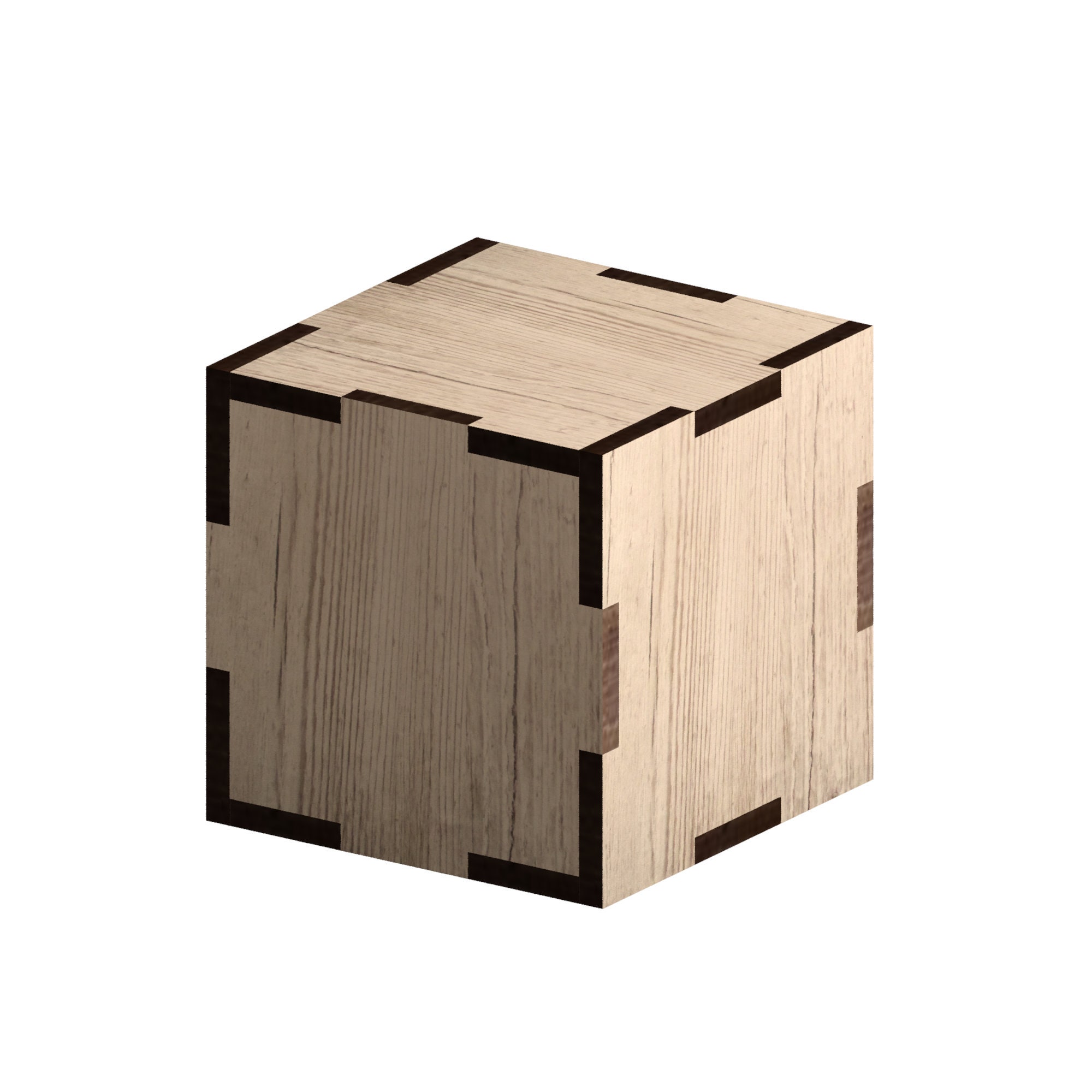 Cube 2x2x2 In Laser Cut Files Laser Cut Template Laser Cut Etsy