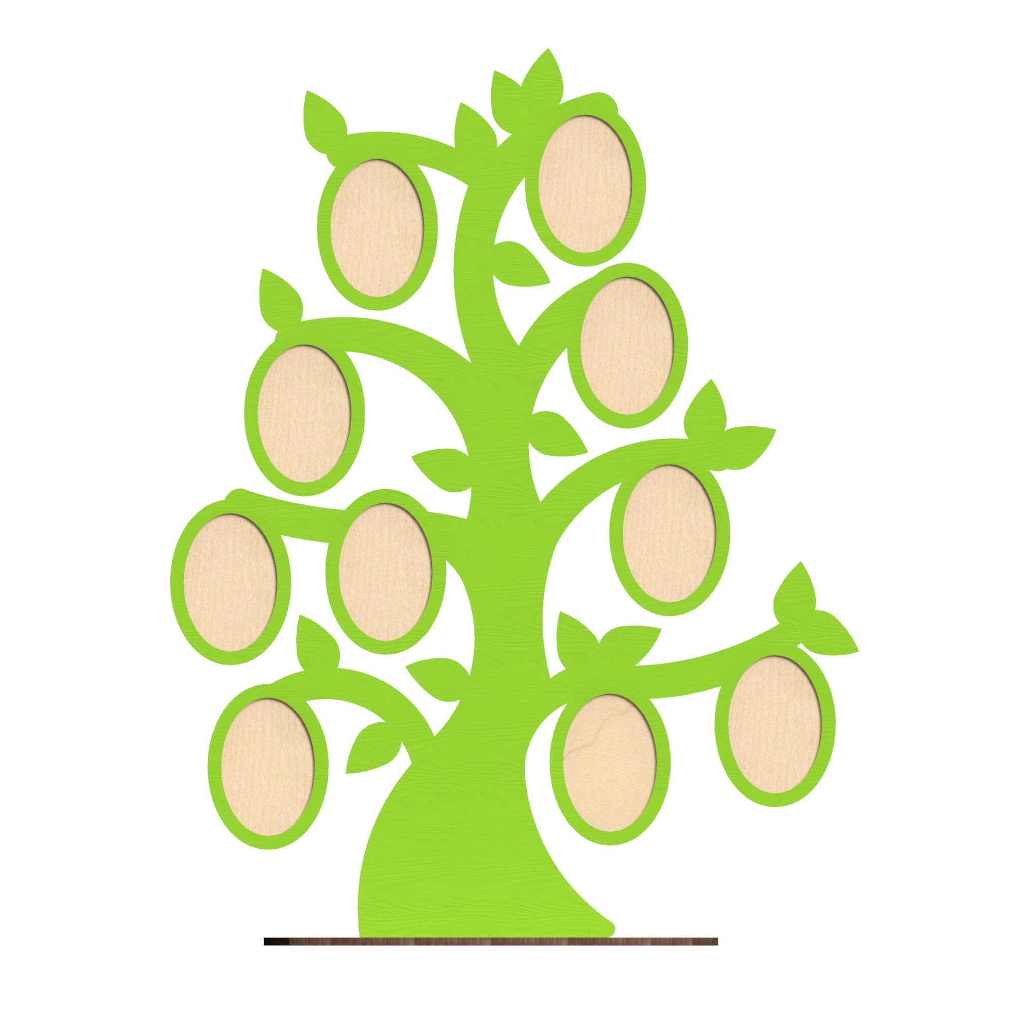 Family Tree Picture Frame Display Laser Cut Files Etsy