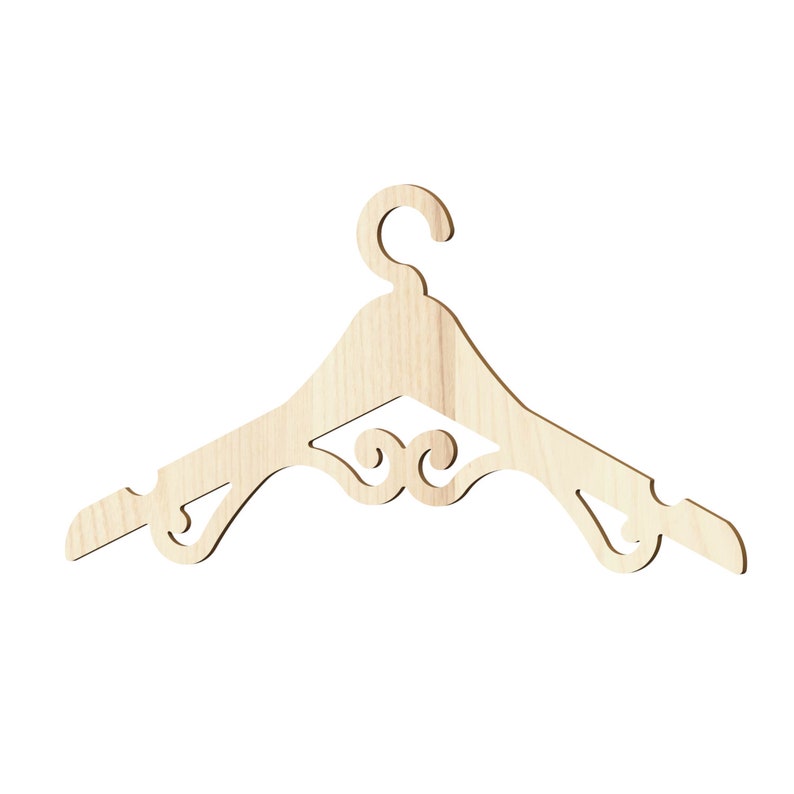 Clothes Hanger Laser Cut Files SvgDxfPdfAiCdrEps Etsy