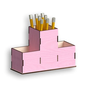 Pen Holder, Laser Cut Files, laser cut template, Vector for Laser, laser cut pattern, vector model, Instant download