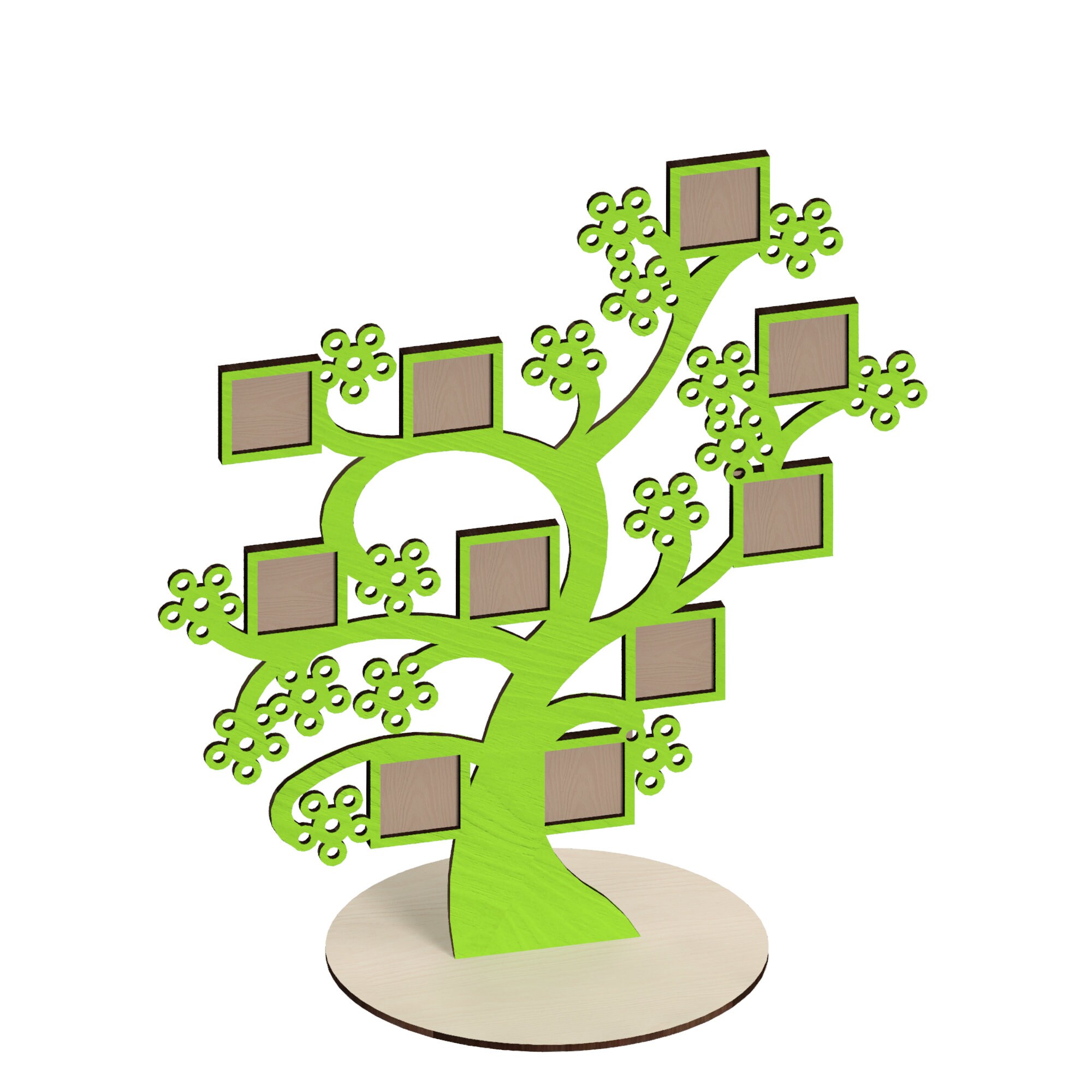 Family Tree Picture Frame Display Laser Cut Files Etsy UK