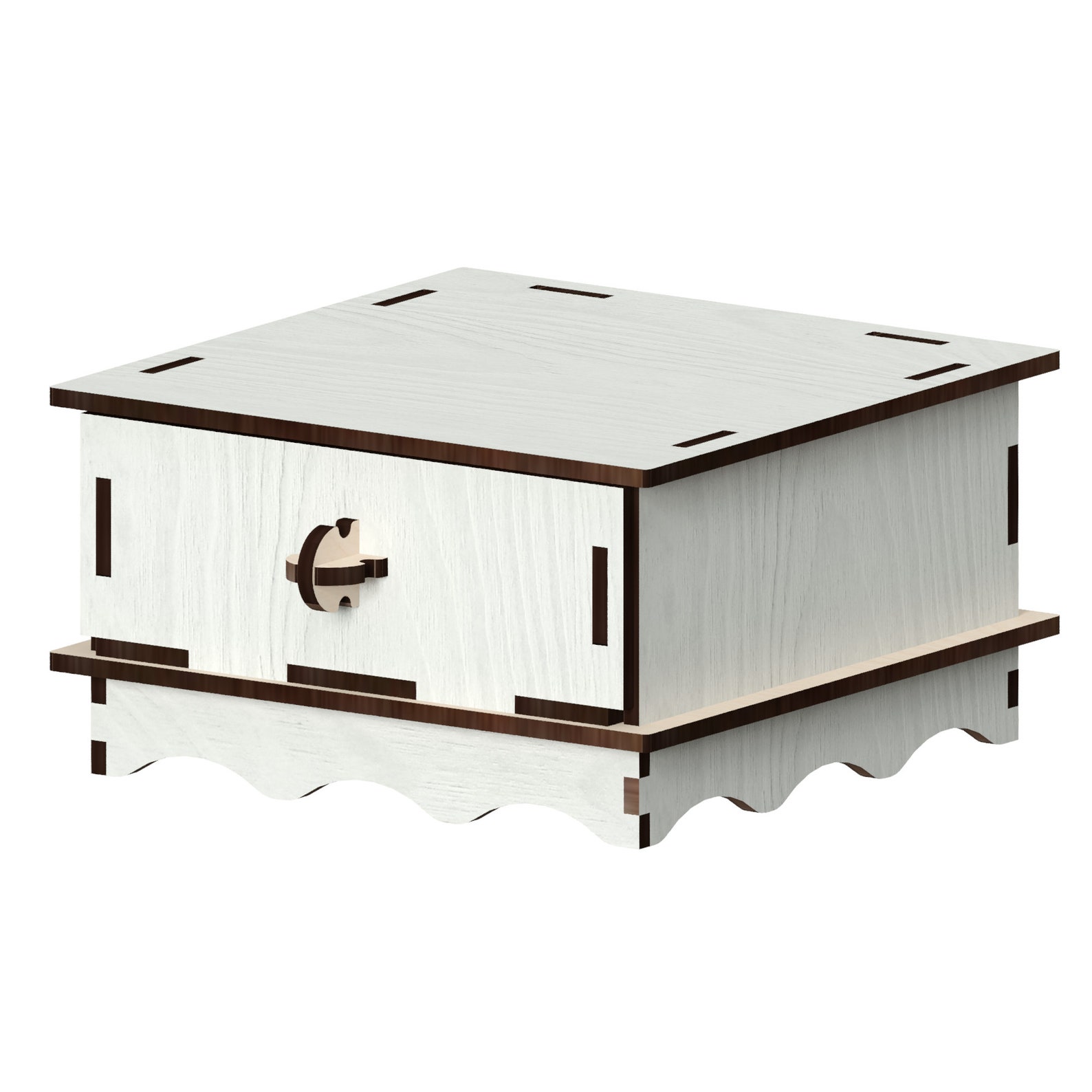 Drawer Box Laser Cut Files Laser Cut Template Laser Cut Etsy