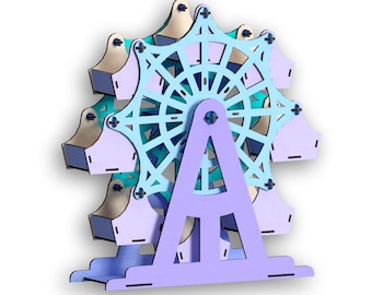 Candy Ferris Wheel Laser Cut Template: 3mm Vector Model (Digital Download)