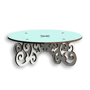 Cake Stand,Laser Cut Files, laser cut template, Vector for Laser, laser cut pattern, vector model,vector plan,Instant download