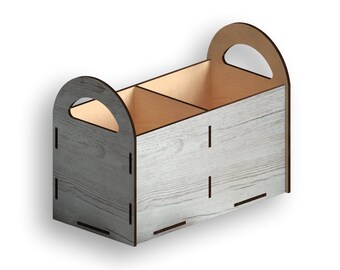 Box Organizer Laser Cut Files, 3mm Material (Digital Download)