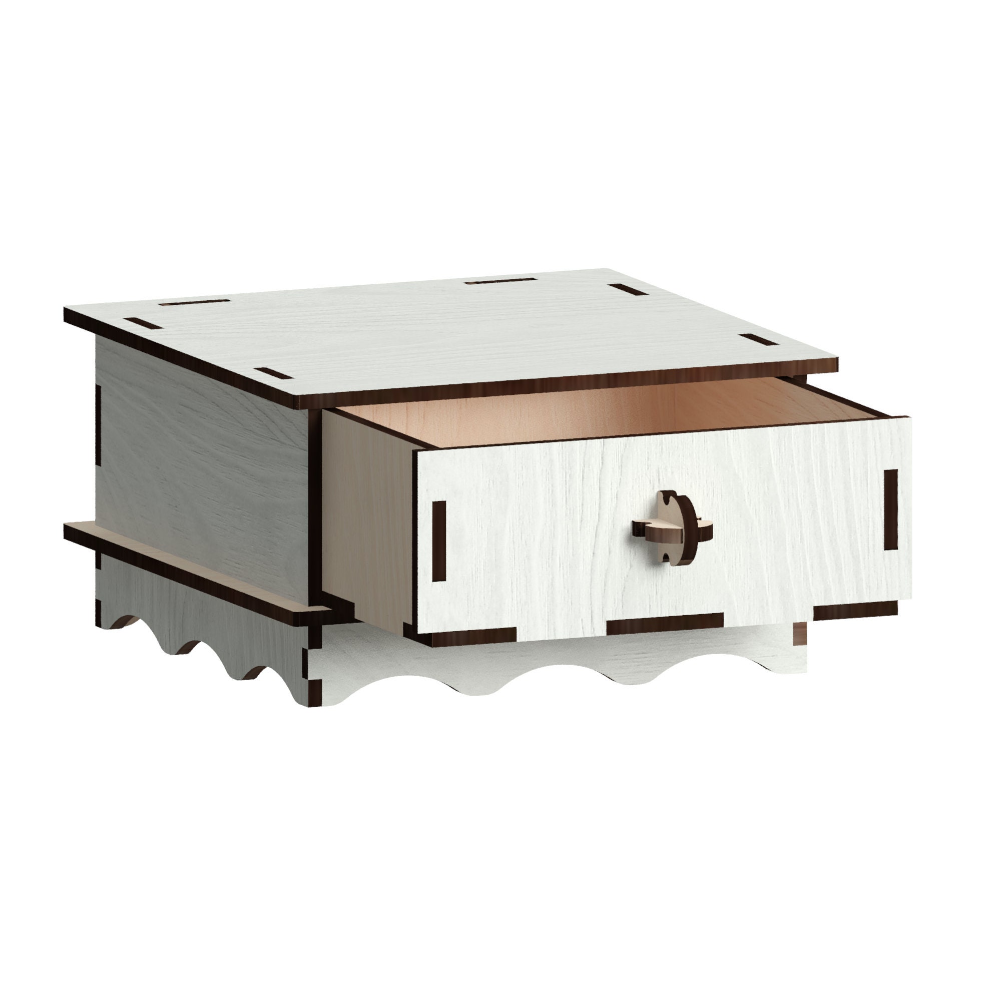 Drawer Box Laser Cut Files Laser Cut Template Laser Cut Etsy