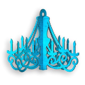 Lámpara de araña, Archivos cortados por láser - Svg+Dxf+Pdf+Ai+Cdr+Eps - Archivos láser - Descarga instantánea - plantilla de corte láser - patrón de corte láser
