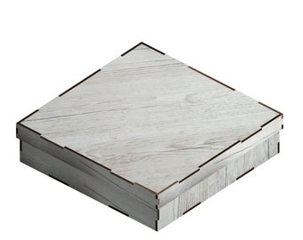 Box With Lid 20x20x5, Laser Cut Files, Laser Cut Template