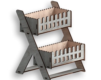 Stair Candy Stand Laser Cut File: Vector Template (Digital Download)