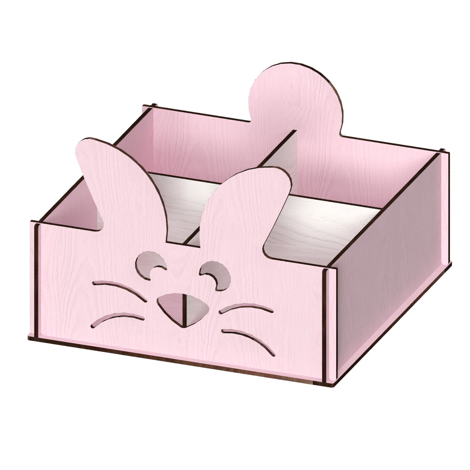 Rabbit Box Laser Cut Files Laser Cut Template Vector for Etsy