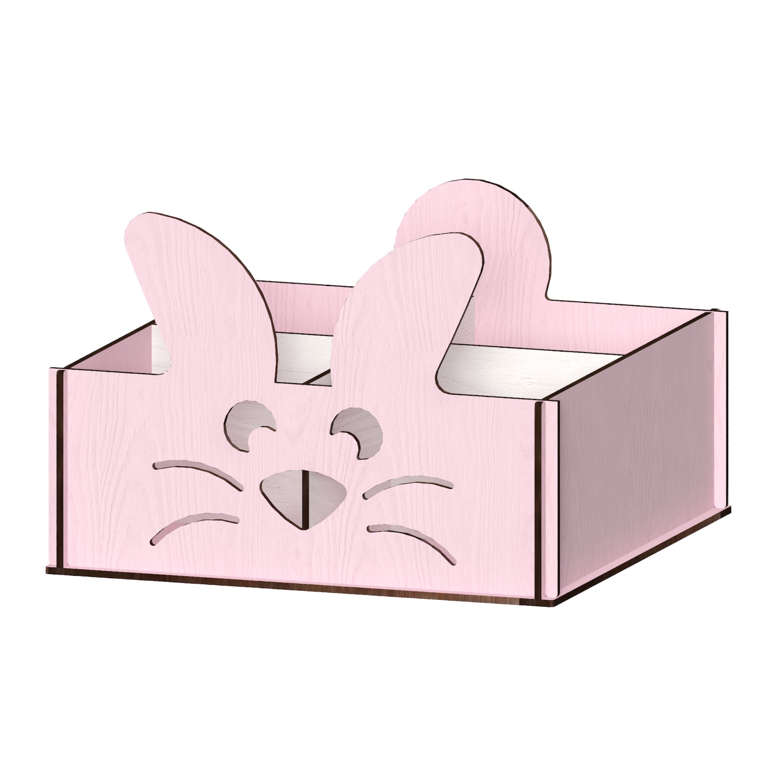 Rabbit Box Laser Cut Files Laser Cut Template Vector for Etsy