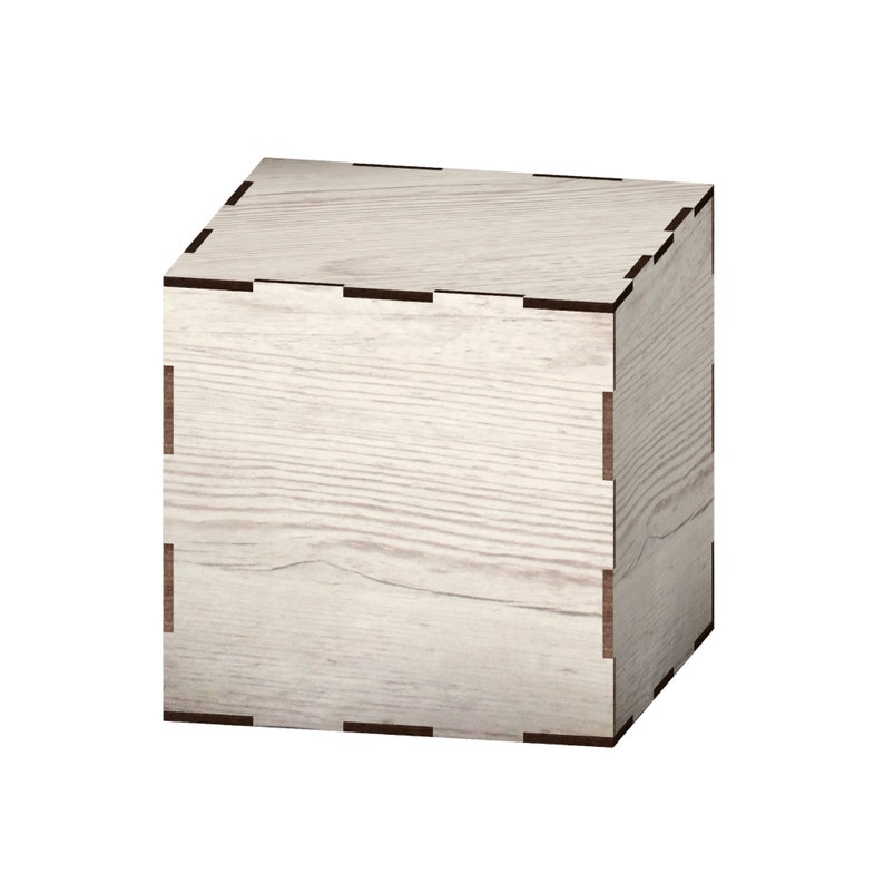 Cube 5x5x5 in Laser Cut Files laser cut template laser cut Etsy