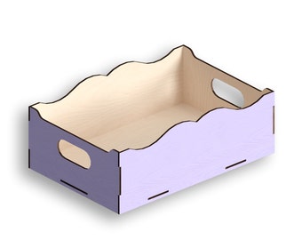 Laser Cut Tray Template: Vector Files (Digital Download)