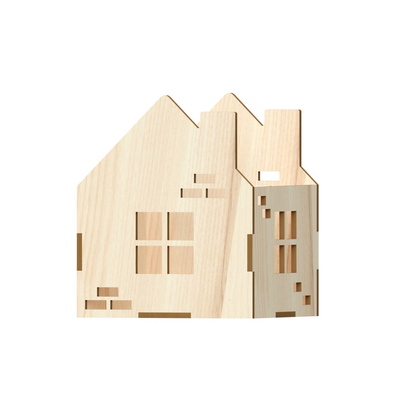 House Box Laser Cut Files laser cut template laser cut Etsy