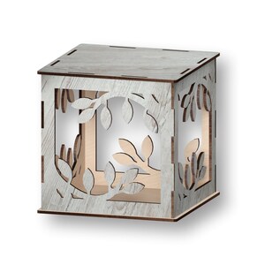 Nightlight Box, Laser Cut Files, laser cut template, laser cut pattern, vector model,vector plan,Instant download