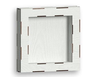 Laser Cut Shadow Box Frame Template (Digital Download)