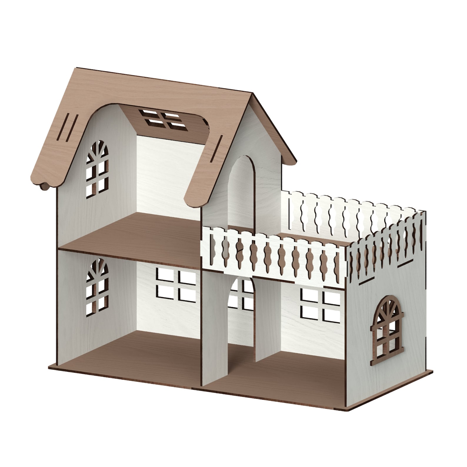 Dollhouse Laser Cut Files laser cut template Vector for Etsy